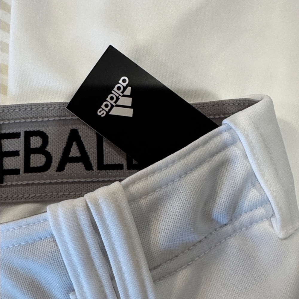 Adidas White Baseball Pants - Picture 3 of 5